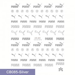 CB085-silver  10pcs/lot Puma Nail Art