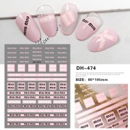 DH474  10pcs/lot MIU Nail Art