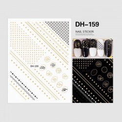 DH159   10pcs/lot Nail Stickers