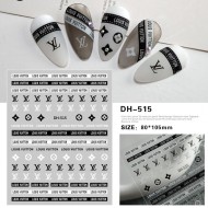 DH515   10pcs/lot LV Nail Stickers