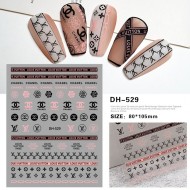 DH529   10pcs/lot Chanel Nail Stickers