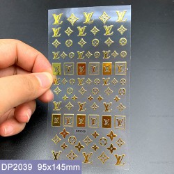 DP2039   10pcs/lot LV Nail Art