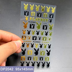 DP2042   10pcs/lot Playboy Nail Art