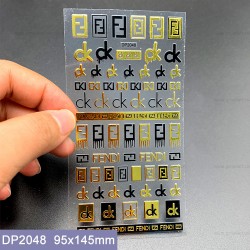 DP2048   10pcs/lot Fendi/CK Nail Art