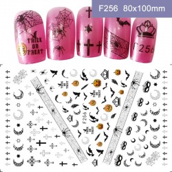 F256  10Sheets/lot  Halloween Nail Art Stickers