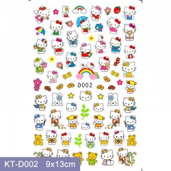 KT-D002   10pcs/lot Hello Kitty Nail Art