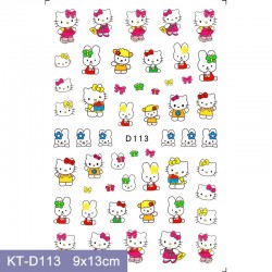 KT-D113   10pcs/lot Hello Kitty Nail Art