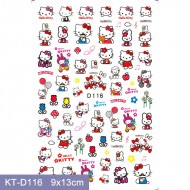 KT-D116   10pcs/lot Hello Kitty Nail Art