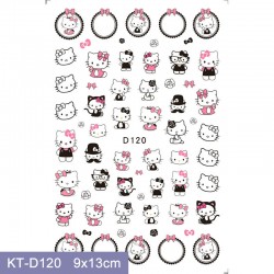 KT-D120   10pcs/lot Hello Kitty Nail Art