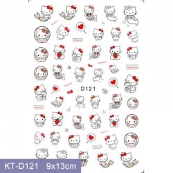 KT-D121   10pcs/lot Hello Kitty Nail Art