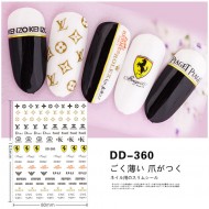 DD360   10pcs/lot 3D Stickers Nail Art