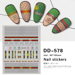 DD578   10pcs/lot Gucci Nail Art