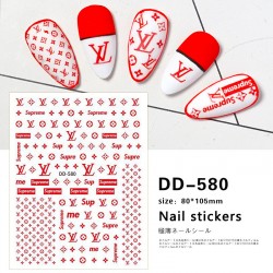 DD580   10pcs/lot LV Nail Art