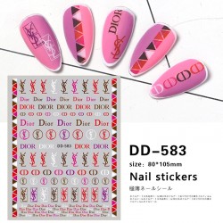 DD583   10pcs/lot YSL/Dior Nail Art