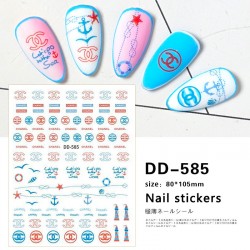 DD585   10pcs/lot Chanel Nail Art