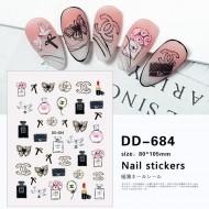 DD684   10pcs/lot Chanel Nail Art