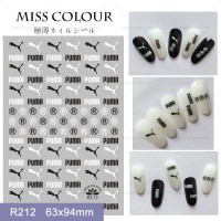 3D stickers nail art R213