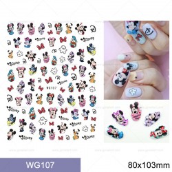 3D stickers nail art YCB113