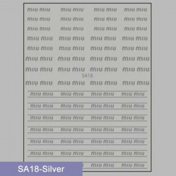 SA18-Silver  10pcs/lot MIU Nail Art