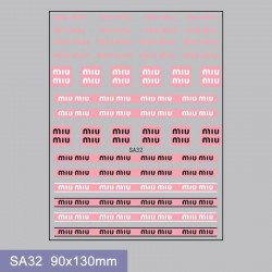 SA32  10pcs/lot MIU Nail Art