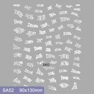 SA52  10pcs/lot Dior Nail Art