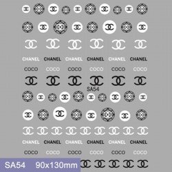 SA54   10pcs/lot Chanel Nail Art