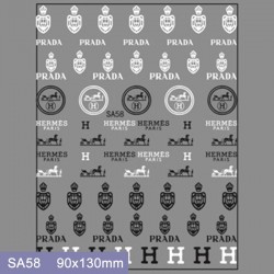 SA58  10pcs/lot PRADA/HERMES Nail Stickers