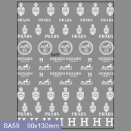 SA59  10pcs/lot PRADA/HERMES Nail Stickers