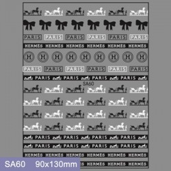 SA60  10pcs/lot HERMES Nail Stickers