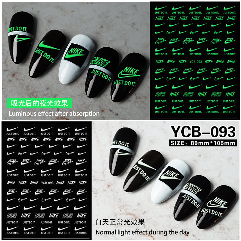 3D stickers nail art YCB113