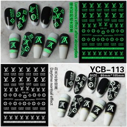 YCB113   10pcs/lot LV Nail Art