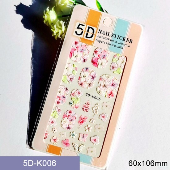 5D stickers nail art 5D-K006