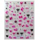 TO3205   10pcs/lot Barbie Embossed Nail Stickers