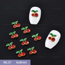 ML01   20pcs/lot Cherry Nail Art