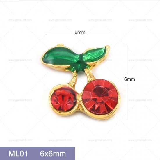 ML01   20pcs/lot Cherry Nail Art