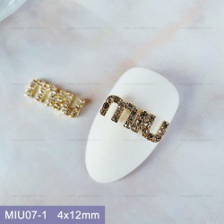 MIU07-1  20pcs/lot Miu Miu Nail Art