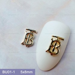 BU01-1   10pcs/lot  BURBERRY Nail Art