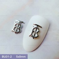 BU01-2   10pcs/lot  BURBERRY Nail Art