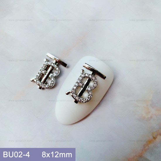 BU02-4   10pcs/lot  BURBERRY Nail Art