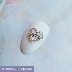 MG689-2   10pcs/lot  Barbie Nail Art