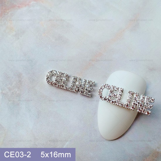 CE03-2   10pcs/lot  Celine Nail Art