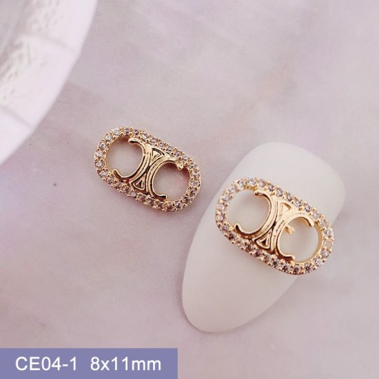 CE04-1   10pcs/lot  Celine Nail Art