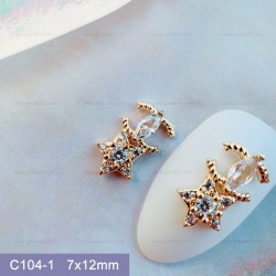 C104-1  10pcs/lot Chanel Nail Art