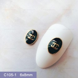 C105-1  10pcs/lot Chanel Nail Art