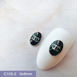 C105-2  10pcs/lot Chanel Nail Art