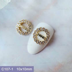 C107-1    10pcs/lot Chanel Nail Art