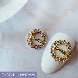 C107-1    10pcs/lot Chanel Nail Art