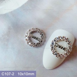 C107-2    10pcs/lot Chanel Nail Art