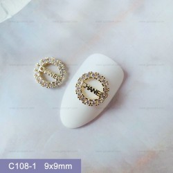 C108-1    10pcs/lot Chanel Nail Art