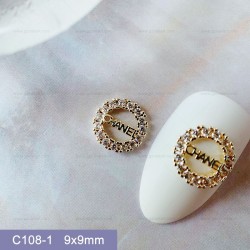 C108-1    10pcs/lot Chanel Nail Art